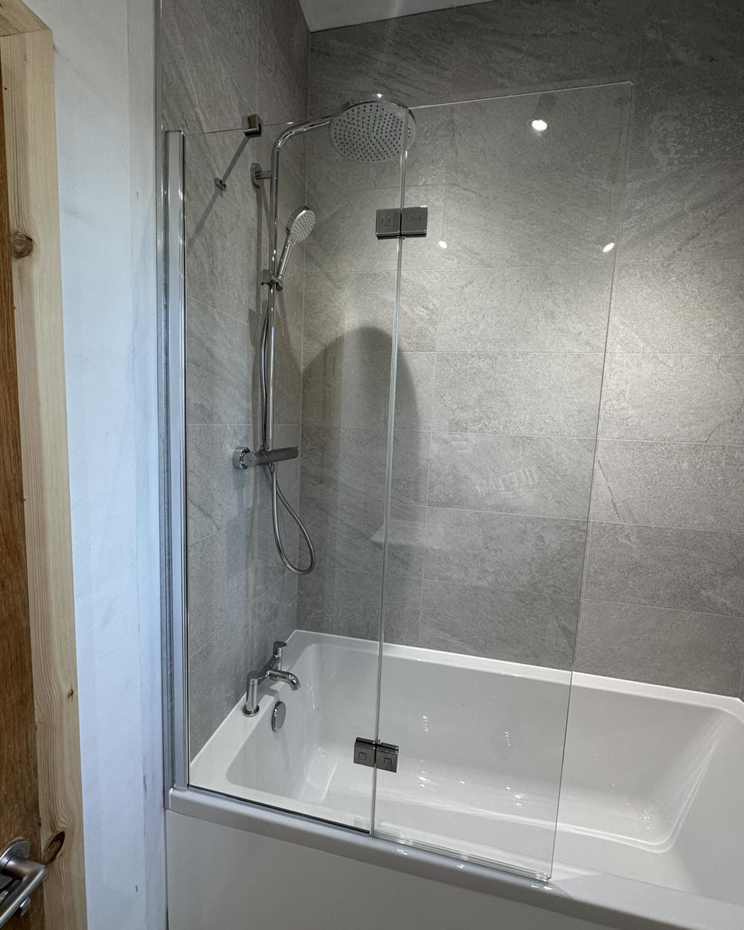 Waterfall shower/bath